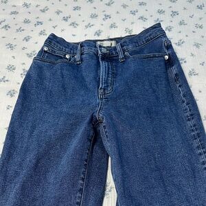 Madewell Women's Straight Leg Blue Jeans